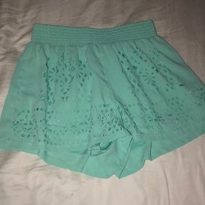 Blu Pepper turquoise flow shorts